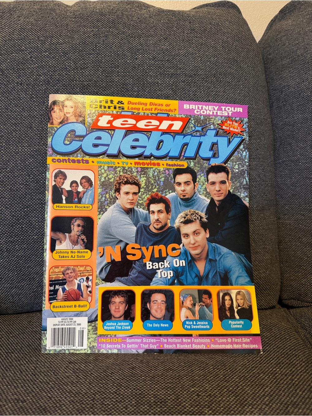 Teen Celebrity Magazine - 2000’s pop culture - 'N Sync Featured August 2000